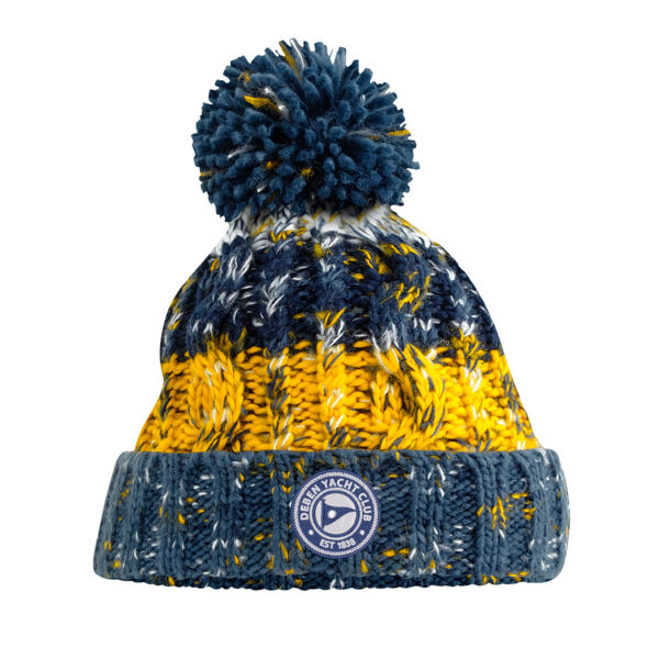 Deben YC Corkscrew Pom Pom Beanie Thumbnail